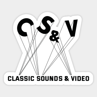 Classic Sounds & Vision Sticker